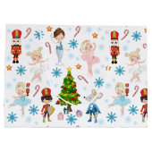 De Nutcracker Karakters Clara Winter Kerstmis Groot Cadeauzakje (Achterkant)