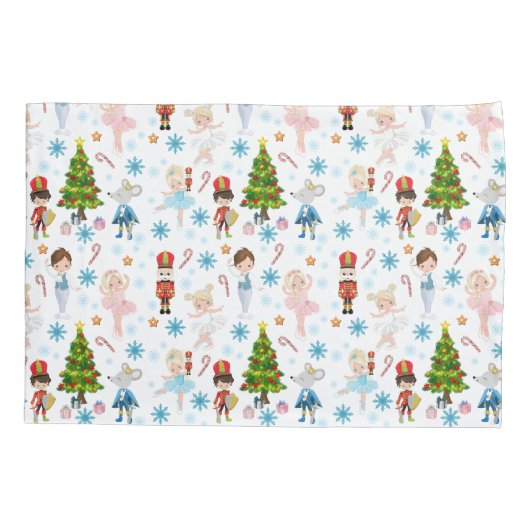 De Nutcracker Karakters Clara Winter Kerstmis Kussensloop (Achterkant)