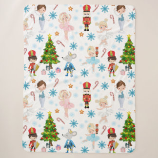 De Nutcracker Karakters Clara Winter Kerstmis Sherpa Deken