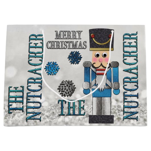 De Nutcracker-kerstcadeau Large Cadeautasje (Voorkant)