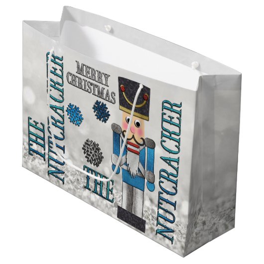 De Nutcracker-kerstcadeau Large Cadeautasje (Voorkant Gekanteld)