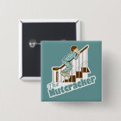 De Nutcracker Kerstmis Vierkante Button 5,1 Cm (Voorkant /achterkant)