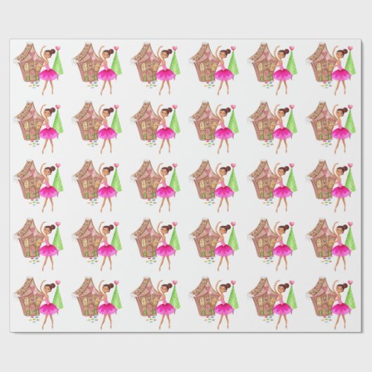 De Nutcracker Sugar Plum Fairy Ballet Kerstmis Cadeaupapier (Vlak)