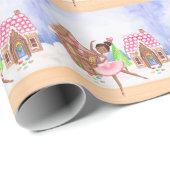 De Nutcracker Sugar Plum Fairy Ballet Kerstmis Cadeaupapier (Rol Hoek)