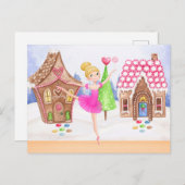 De Nutcracker Sugar Plum Fairy Ballet Kerstmis Feestdagenkaart (Voorkant / Achterkant)