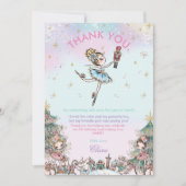 De Nutcracker Sugar Plum Fairy Birthday Bedankkaart (Voorkant)