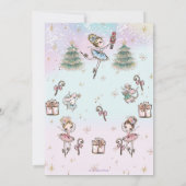 De Nutcracker Sugar Plum Fairy Birthday Bedankkaart (Achterkant)