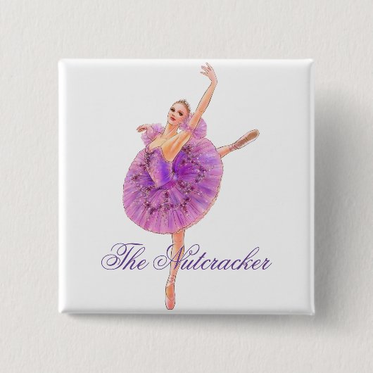 De Nutcracker Sugar Plum Fairy Button (Voorkant)