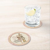 De Nutcracker Suite-Ballerina & Nutkraker Ronde Kartonnen Onderzetter (Insitu)