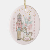De Nutcracker Suite met zijn Rocking Horse Keramisch Ornament (Rechts)