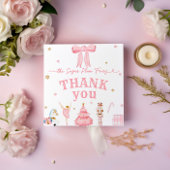 De Nutcracker Winter Onederland 1e verjaardag Bedankjes Labels