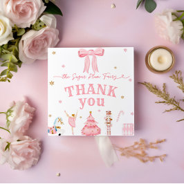 De Nutcracker Winter Onederland 1e verjaardag Bedankjes Labels