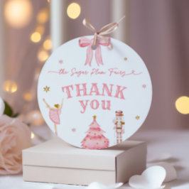 De Nutcracker Winter Onederland 1e verjaardag Bedankjes Labels