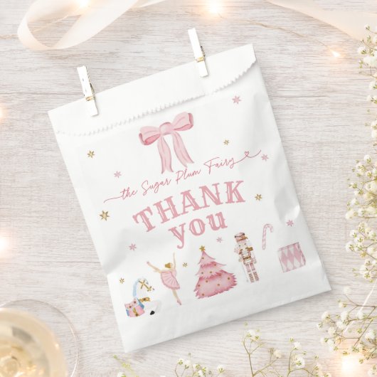 De Nutcracker Winter Onederland 1e verjaardag Bedankzakje (Geknipt)