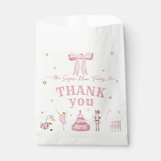 De Nutcracker Winter Onederland 1e verjaardag Bedankzakje (Voorkant)