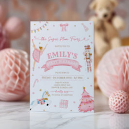 De Nutcracker Winter Onederland 1e verjaardag Kaart