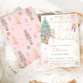 De Nutcracker Winter Onederland 1e verjaardag Kaart