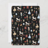 De Nutcracker Winter Onederland 1e verjaardag Kaart (Achterkant)