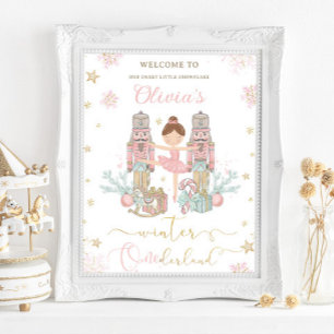 De Nutcracker Winter Onederland 1e verjaardag Poster