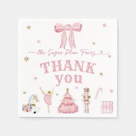 De Nutcracker Winter Onederland 1e verjaardag Servet