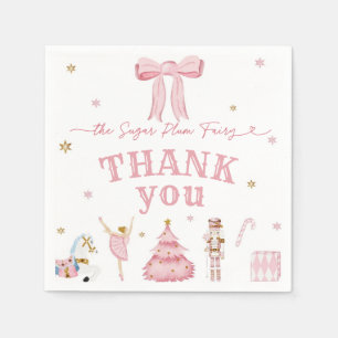 De Nutcracker Winter Onederland 1e verjaardag Servet