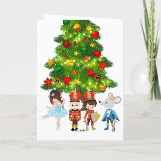 De Nutkraker, Clara, Soldaat Ballet Birthday Kaart (Achterkant)