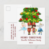 De Nutkraker, Clara, Soldier en Muiskoning Feestdagenkaart (Voorkant / Achterkant)