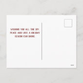 De Nutkraker, Clara, Soldier en Muiskoning Feestdagenkaart (Achterkant)