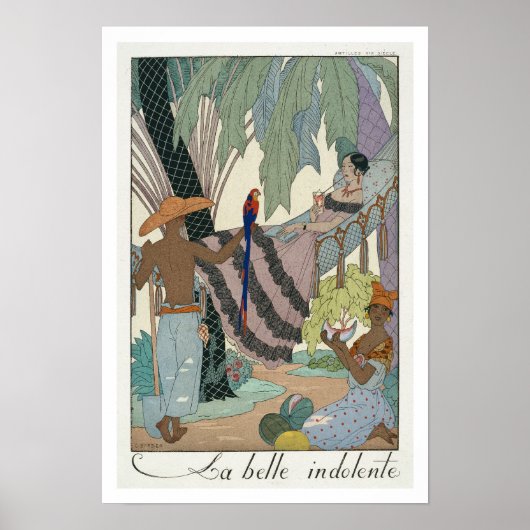 De nutteloze schoonheid (pochoir print) poster (Voorkant)