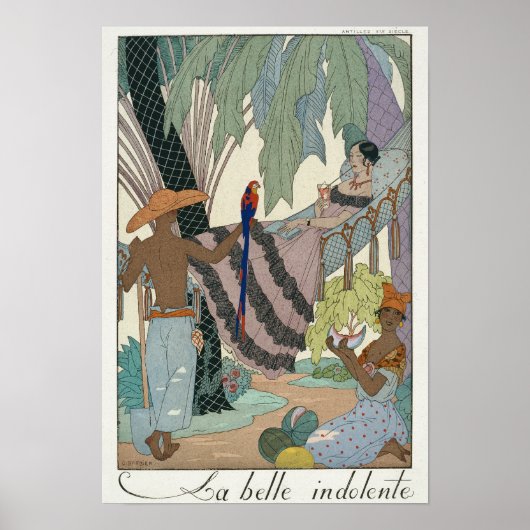 De nutteloze schoonheid (pochoir print) poster (Voorkant)