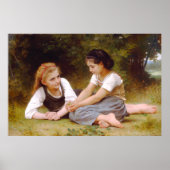 De Nutverzamelaars 1882 William Bouguereau Poster (Voorkant)