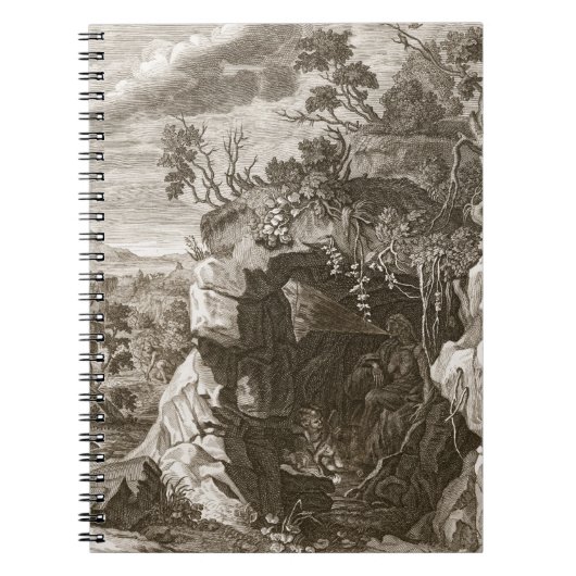 De Nymph Echo veranderde in Geluid, 1731 (graven) Notitieboek (Voorkant)