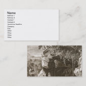 De Nymph Echo veranderde in Geluid, 1731 (graven) Visitekaartje (Voorkant / Achterkant)