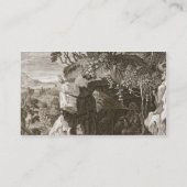 De Nymph Echo veranderde in Geluid, 1731 (graven) Visitekaartje (Achterkant)