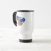 De O.U.S.C. Travel Mug Reisbeker (Voorkant links)