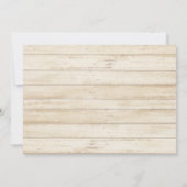 De O-vis-al foto eerste verjaardag uitnodiging (Achterkant)