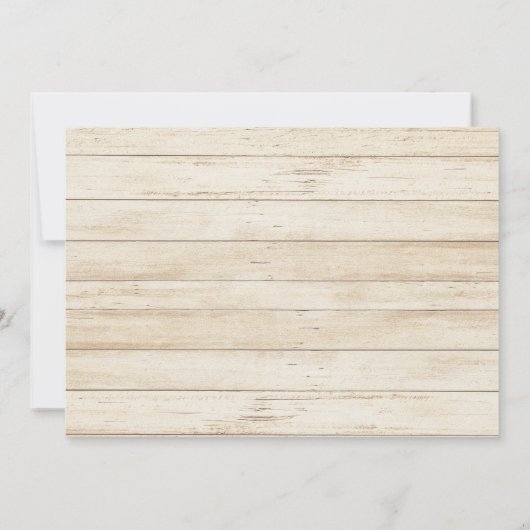 De O-vis-al foto eerste verjaardag uitnodiging (Achterkant)