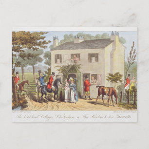 De Oakland Cottages, Cheltenham of Fox Hunters a Briefkaart