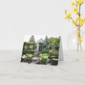 De Oase Notecard van de tuin Kaart (Gele Bloem)