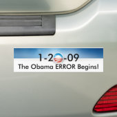 De Obama-fout begint Bumpersticker (Op auto)
