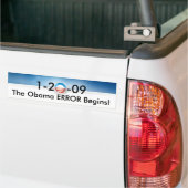 De Obama-fout begint Bumpersticker (Op Truck)
