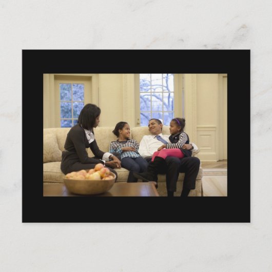 De Obamas Briefkaart (Voorkant)