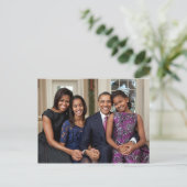 De Obamas Briefkaart (Staand voorkant)