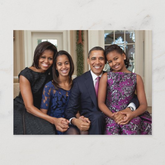De Obamas Briefkaart (Voorkant)