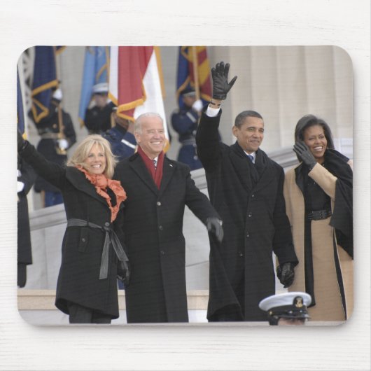 De Obama's en de Bidens Muismat (Voorkant)