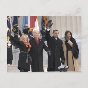 de obamas ^ the bidens briefkaart