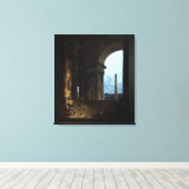 De Obelisk van Hubert Robert Canvas Afdruk (Insitu (Houten vloer))