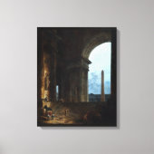 De Obelisk van Hubert Robert Canvas Afdruk (Voorkant)