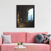 De Obelisk van Hubert Robert Canvas Afdruk (Insitu (Woonkamer))