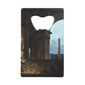 De Obelisk van Hubert Robert Creditkaart Flessenopener (Voorkant)